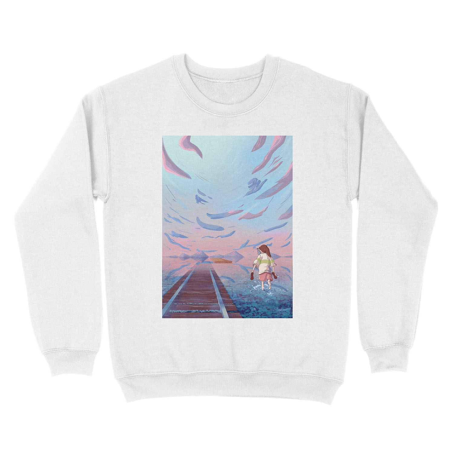 Chihiro Fan Art Unisex Crewneck Sweatshirt - Image 2