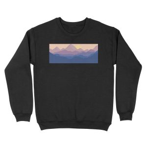 Chill Mountain Horizon Unisex Crewneck Sweatshirt
