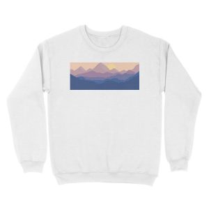 Alternative view of Chill Mountain Horizon Unisex Crewneck Sweatshirt