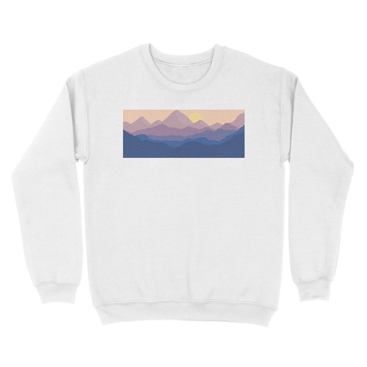 Chill Mountain Horizon Unisex Crewneck Sweatshirt - Image 2
