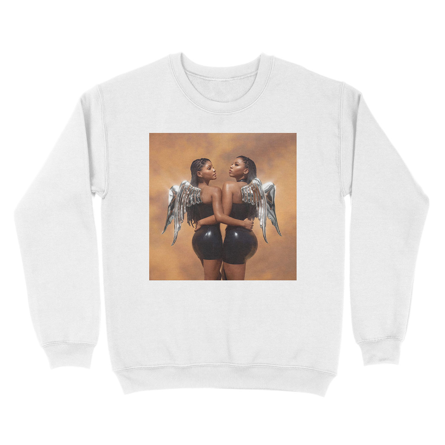 Chloe x Halle 2 rujackks ungodly hour Unisex Crewneck Sweatshirt - Image 2