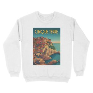 Alternative view of Cinque Terre Italy Framed Art Print Unisex Crewneck Sweatshirt