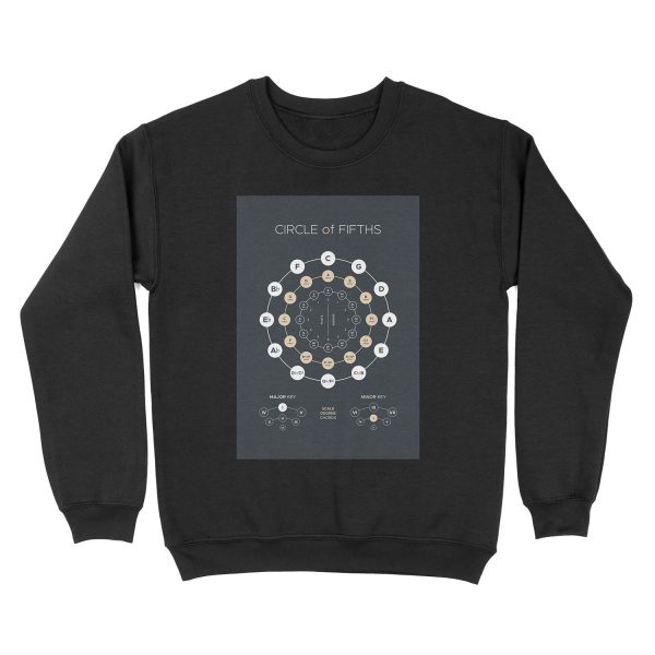 Circle of Fifths - Music Theory Unisex Crewneck Sweatshirt