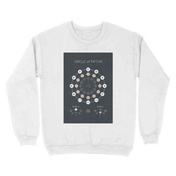 Circle of Fifths - Music Theory Unisex Crewneck Sweatshirt - Image 2