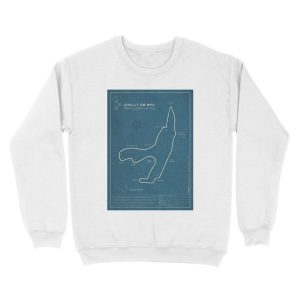 Alternative view of Circuit de Spa Franchorchamps Unisex Crewneck Sweatshirt