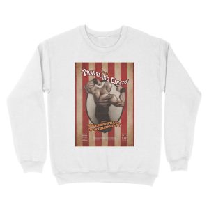 Alternative view of Circus Strongman Unisex Crewneck Sweatshirt