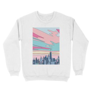 Alternative view of City sunset by Elebea Unisex Crewneck Sweatshirt