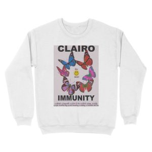 Alternative view of Clairo Immunity Album Unisex Crewneck Sweatshirt