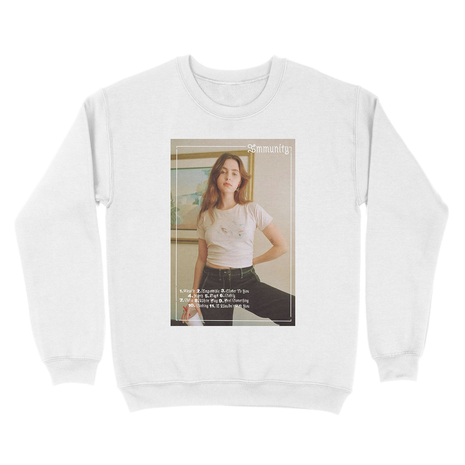 Clairo Immunity Unisex Crewneck Sweatshirt - Image 2