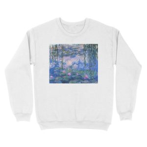 Alternative view of Claude Monet - Water Lilies Unisex Crewneck Sweatshirt