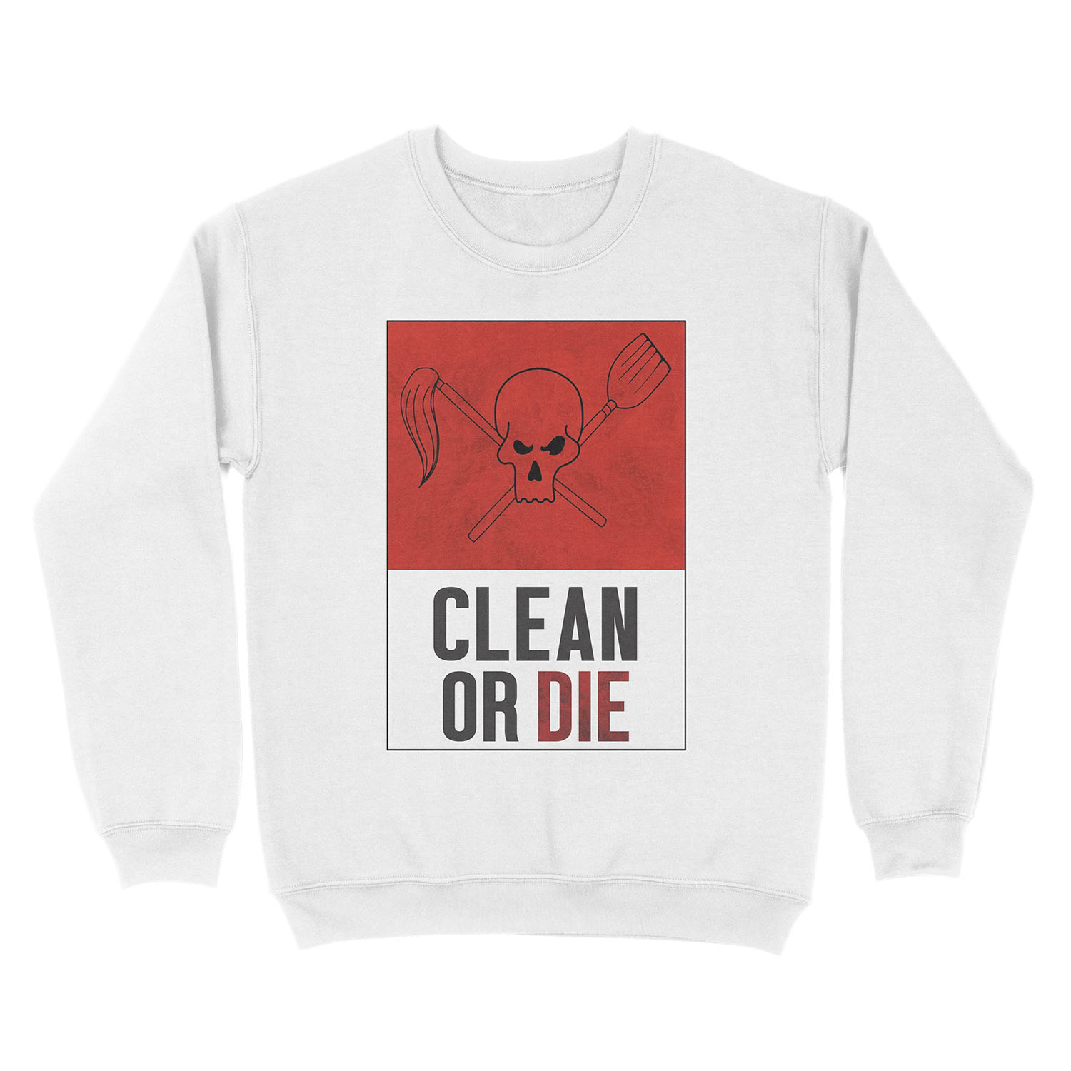 Clean or Die - Archer Inspired Krieger Unisex Crewneck Sweatshirt - Image 2