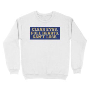 Alternative view of Clear eyes, full hearts, can't lose Unisex Crewneck Sweatshirt