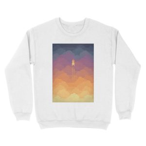 Alternative view of Clouds Unisex Crewneck Sweatshirt
