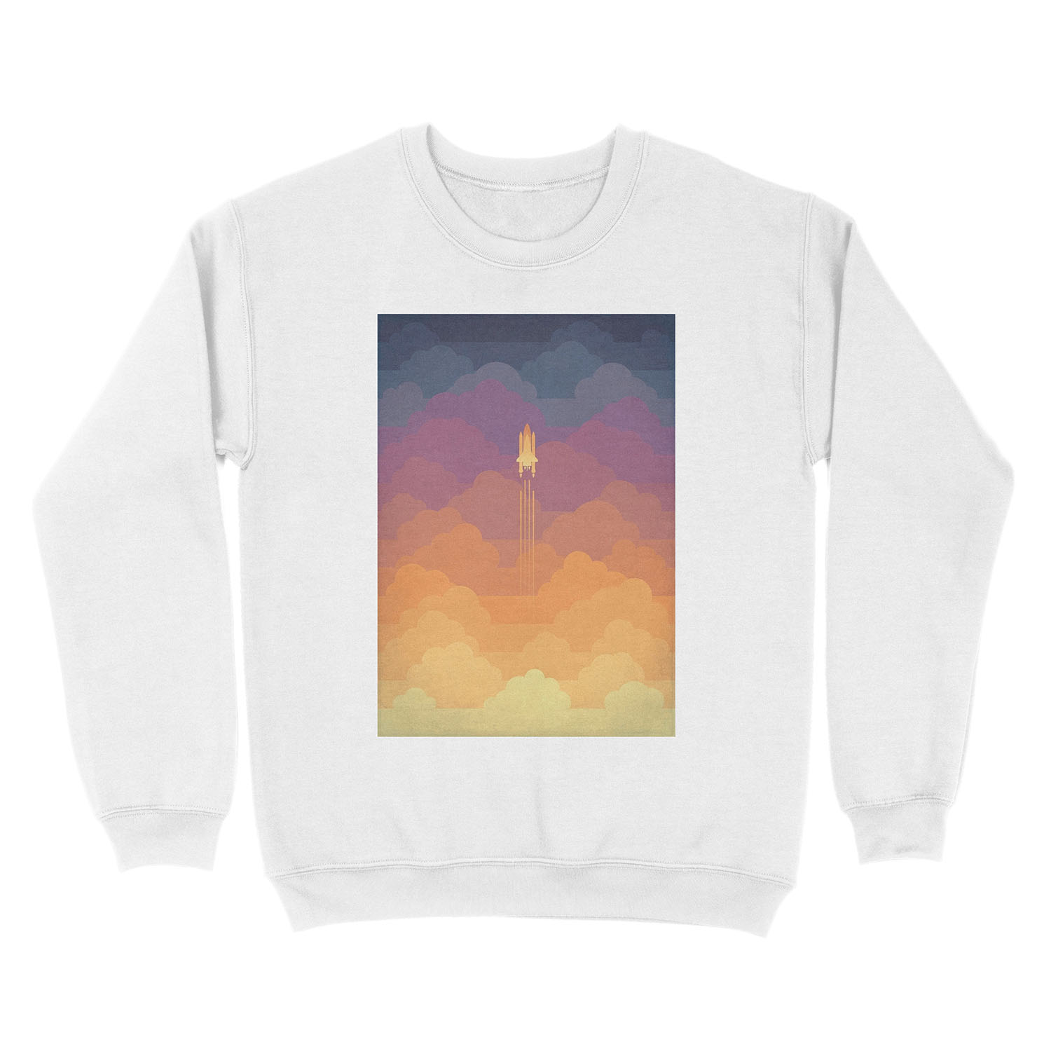Clouds Unisex Crewneck Sweatshirt - Image 2