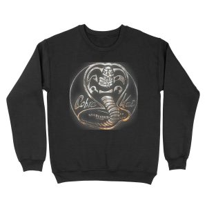 Cobra Kai Rusted Steel Snake Logo Unisex Crewneck Sweatshirt