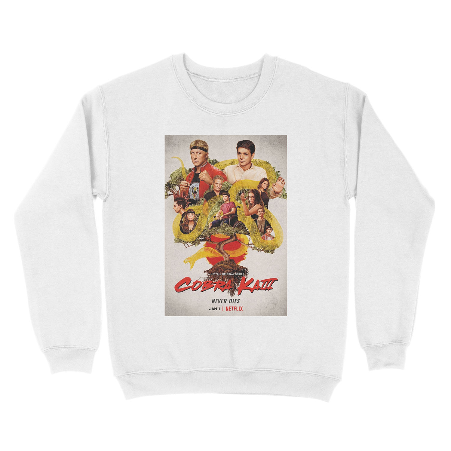 cobra kai season 3 Unisex Crewneck Sweatshirt - Image 2