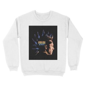 Alternative view of Cobra Kai - The Hawk Strike first strike hard no mercy Unisex Crewneck Sweatshirt