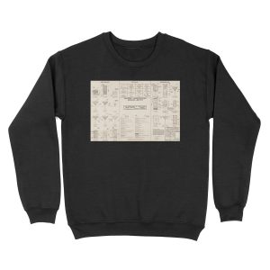 Cocktail Construction Chart by United States Forest Service Unisex Crewneck Sweatshirt