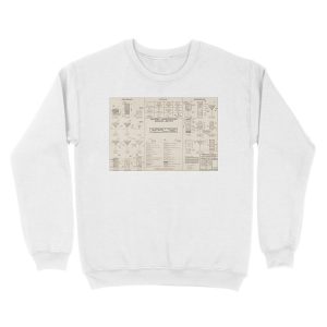 Alternative view of Cocktail Construction Chart by United States Forest Service Unisex Crewneck Sweatshirt