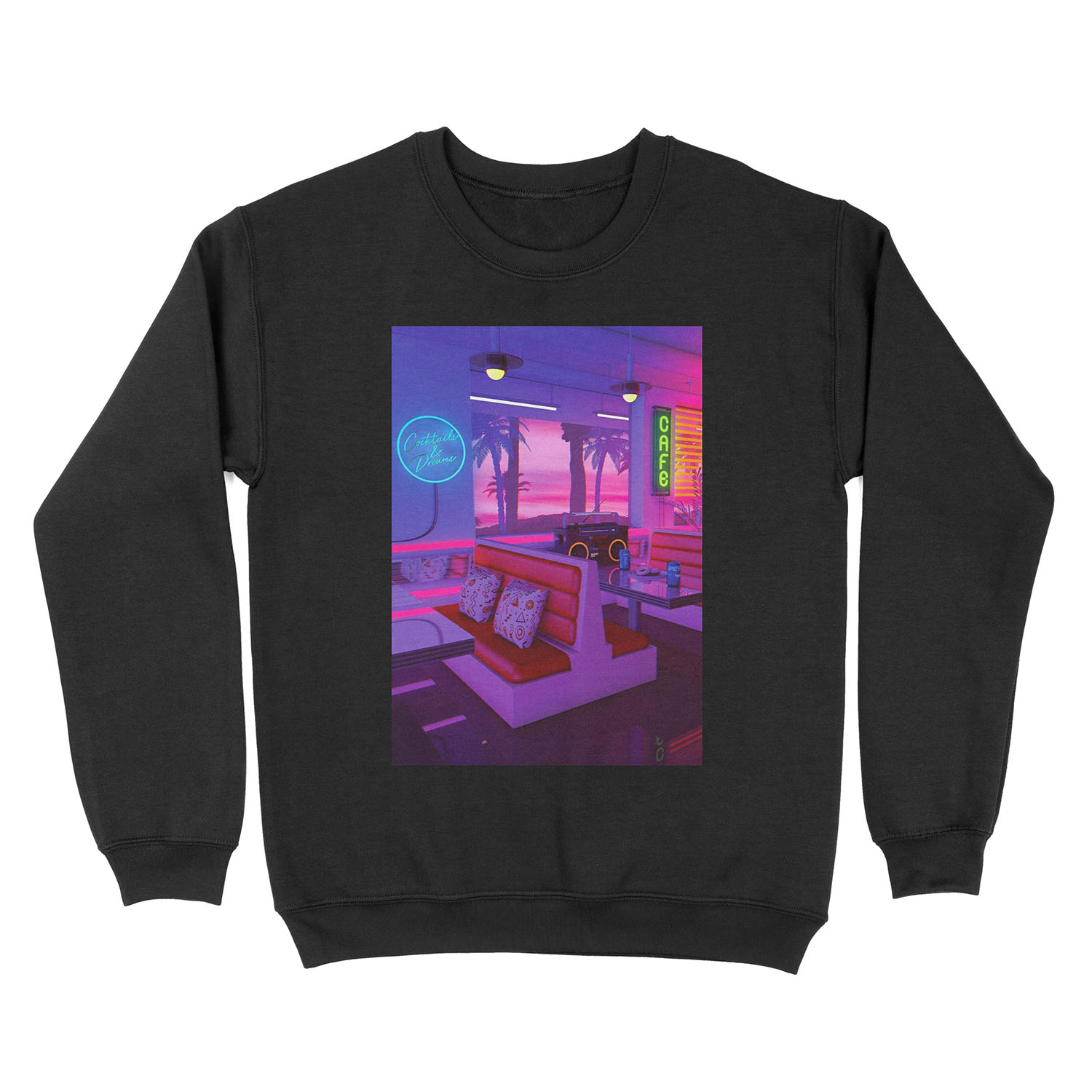 Cocktails And Dreams Unisex Crewneck Sweatshirt