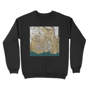 COD WARZONE MAP Unisex Crewneck Sweatshirt