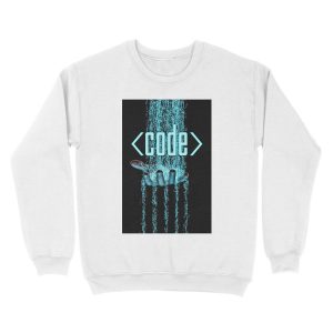 Alternative view of Code Unisex Crewneck Sweatshirt