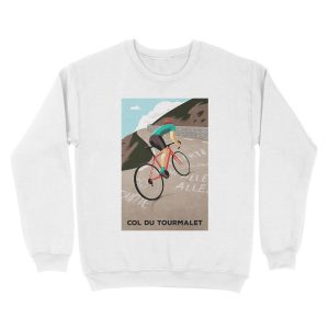 Alternative view of Col Du Tourmalet Unisex Crewneck Sweatshirt