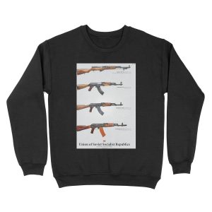Cold War Service Rifles of the Soviet Union Unisex Crewneck Sweatshirt