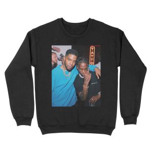 Collaboration of Travis and Kid Unisex Crewneck Sweatshirt