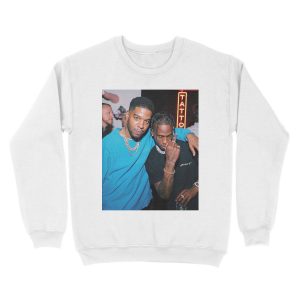Alternative view of Collaboration of Travis and Kid Unisex Crewneck Sweatshirt