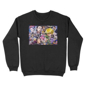 Collage Hanter Character Unisex Crewneck Sweatshirt