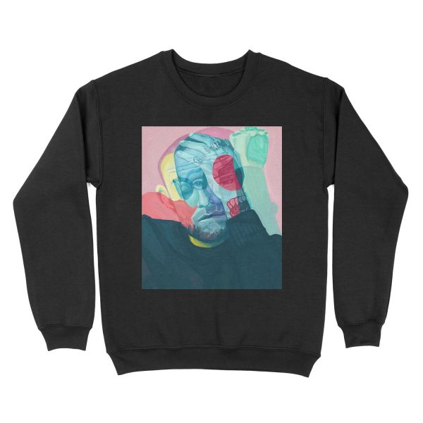 Collage Head Mac Unisex Crewneck Sweatshirt