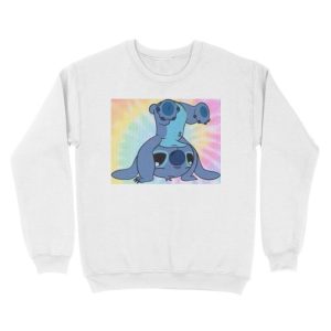 Alternative view of colorfull Stitch Unisex Crewneck Sweatshirt