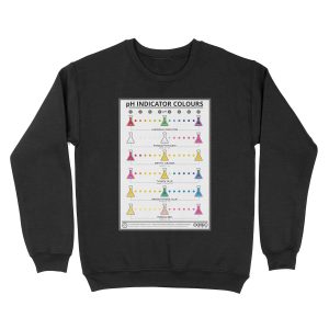 Colours of Common pH Indicators Unisex Crewneck Sweatshirt