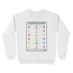 Alternative view of Colours of Common pH Indicators Unisex Crewneck Sweatshirt