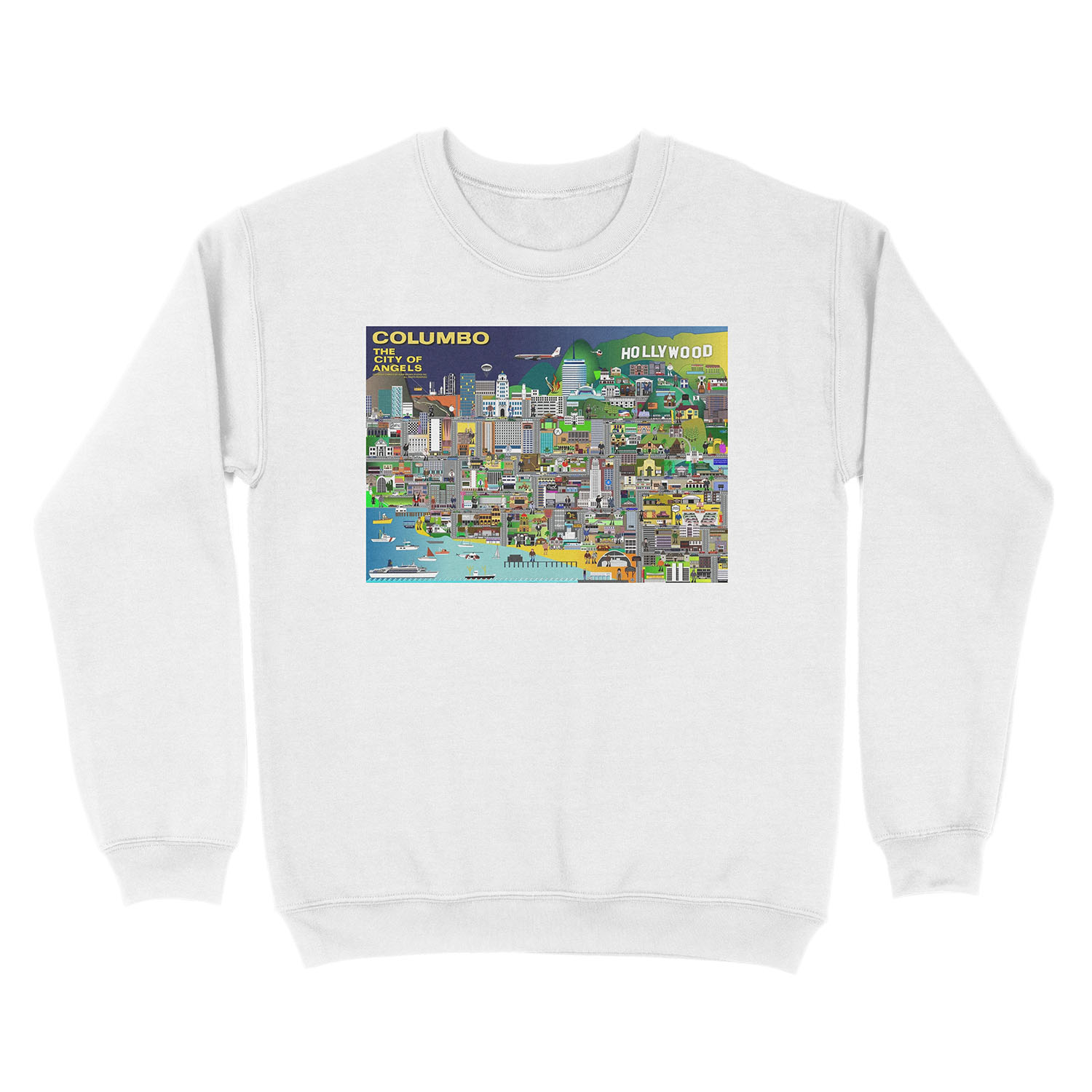 Columbo The City of Angels Unisex Crewneck Sweatshirt - Image 2