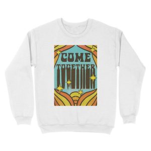 Alternative view of come together design Unisex Crewneck Sweatshirt