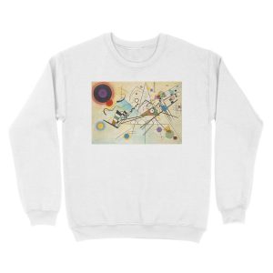 Alternative view of Composition 8 Painting Unisex Crewneck Sweatshirt