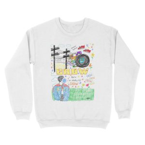 Alternative view of Conan Gray Grow Sketch Unisex Crewneck Sweatshirt