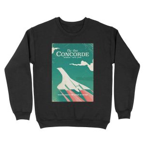 Concorde Vintage Holiday poster Unisex Crewneck Sweatshirt