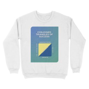 Alternative view of Conjoined Triangles of Success Unisex Crewneck Sweatshirt