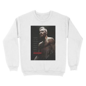 Alternative view of Connor McGregor - This Is Obsession Unisex Crewneck Sweatshirt