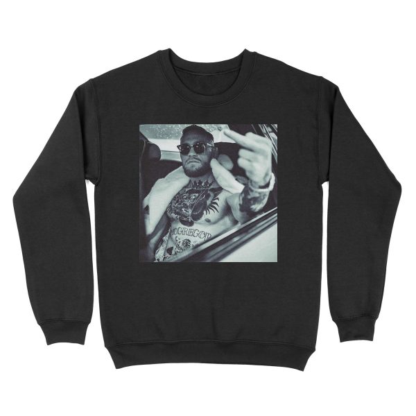 Conor McGregor Middle Finger - Notorious Unisex Crewneck Sweatshirt