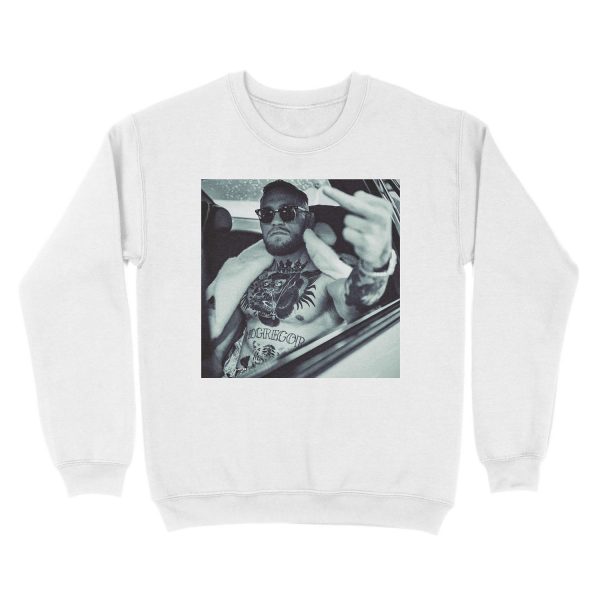 Conor McGregor Middle Finger - Notorious Unisex Crewneck Sweatshirt - Image 2