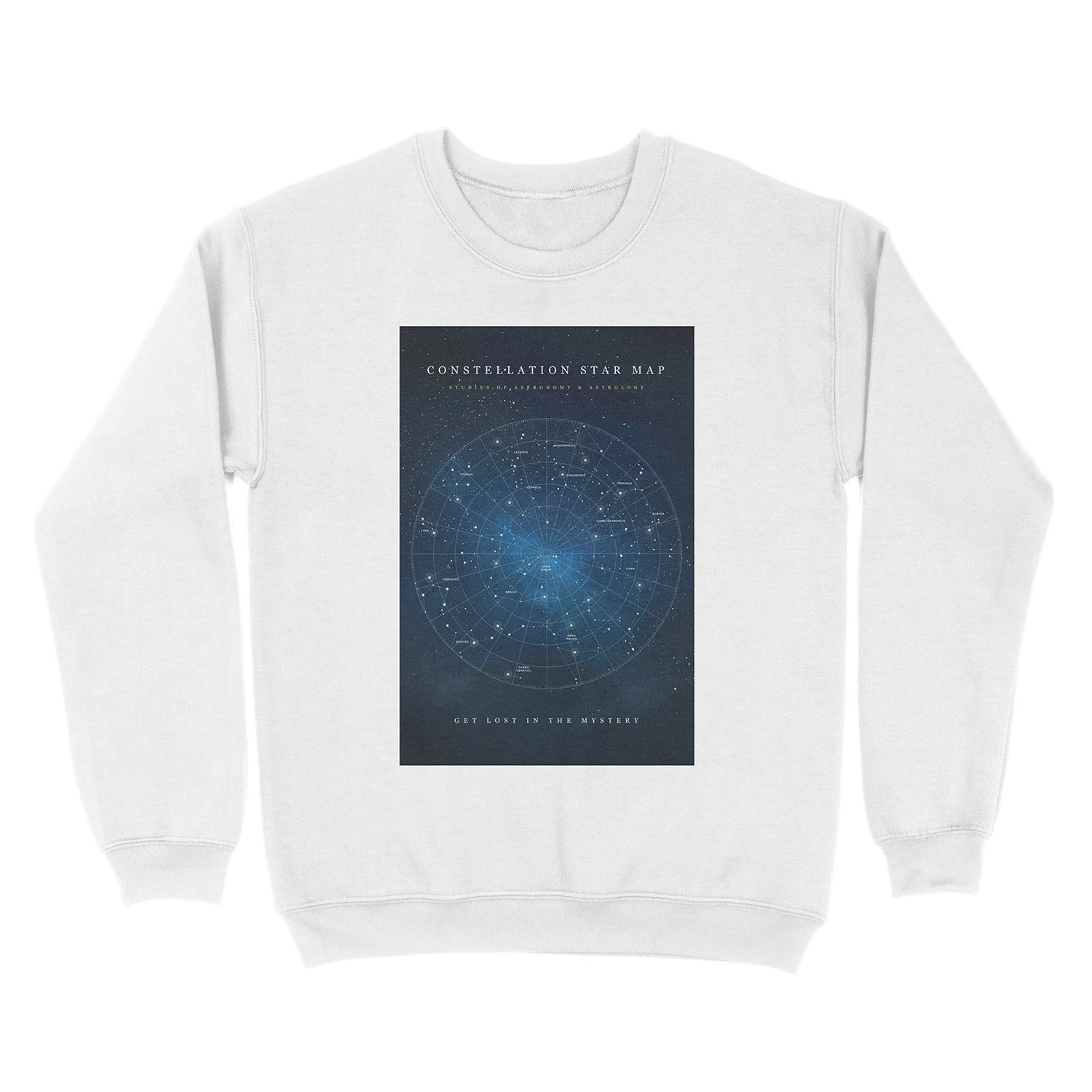 Constellation Star Map Unisex Crewneck Sweatshirt - Image 2