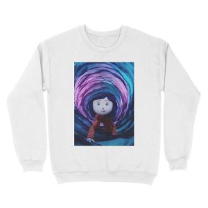 Alternative view of Coraline Unisex Crewneck Sweatshirt
