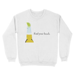 Alternative view of Corona Bottle and Lime Unisex Crewneck Sweatshirt