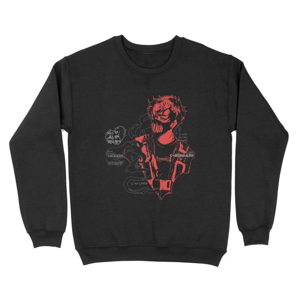 Corpse Husband Design | I will incite chaos Unisex Crewneck Sweatshirt