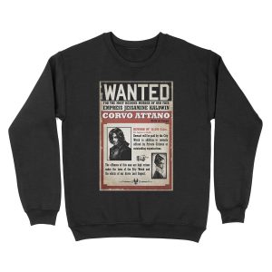 Corvo Attano Wanted Unisex Crewneck Sweatshirt