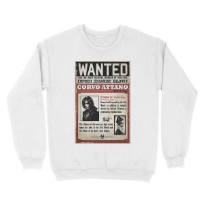 Alternative view of Corvo Attano Wanted Unisex Crewneck Sweatshirt